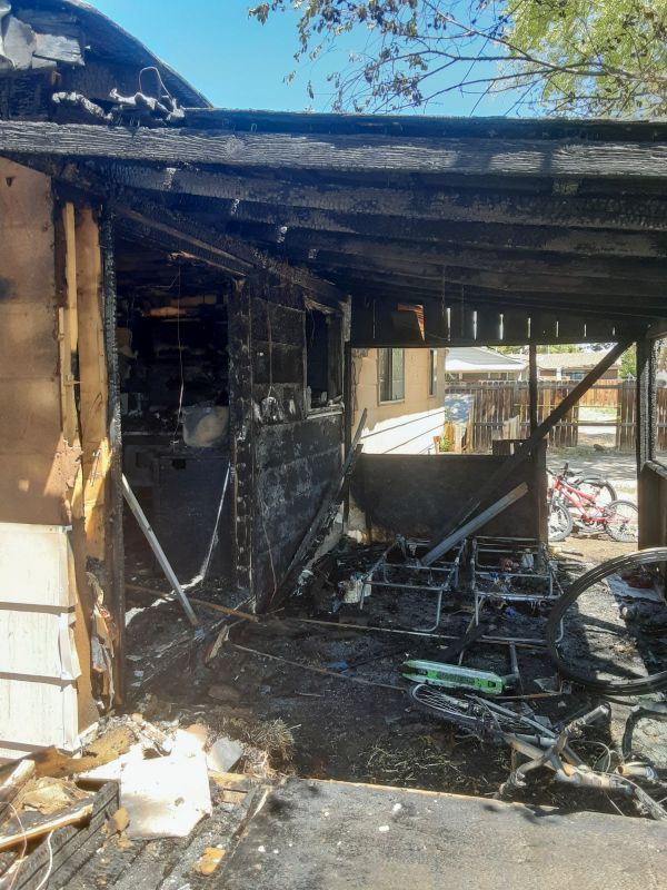 Commercial Fire Restoration detail